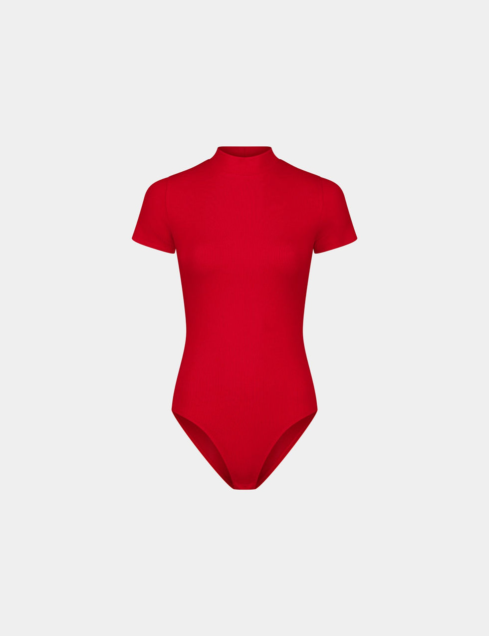 Body col montant rouge vif
