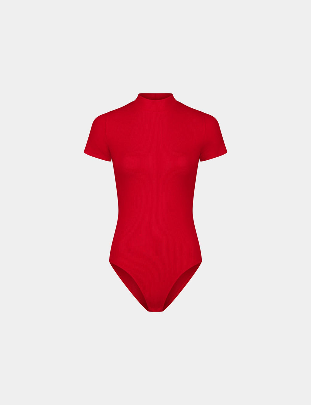 Body col montant rouge vif