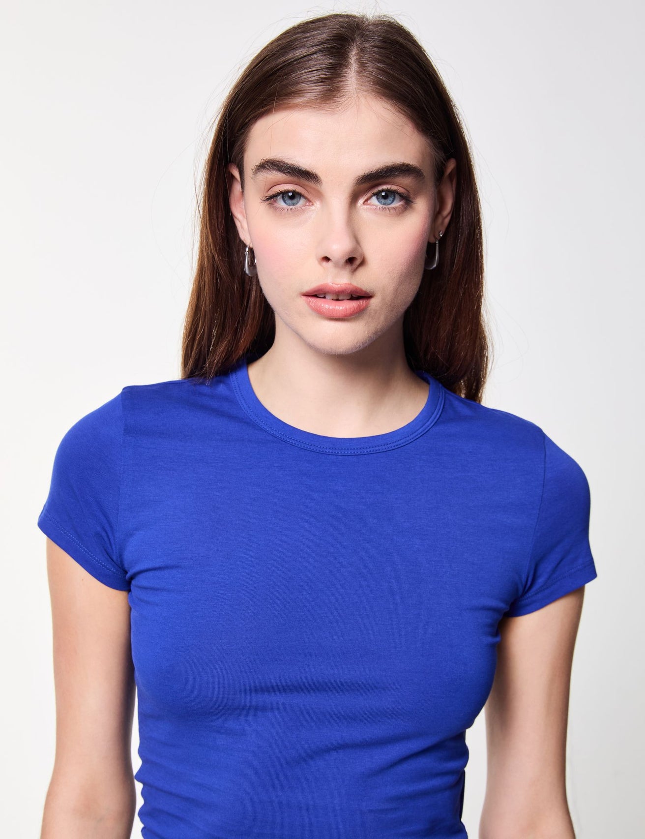 T-shirt basic bleu indigo - Image 3