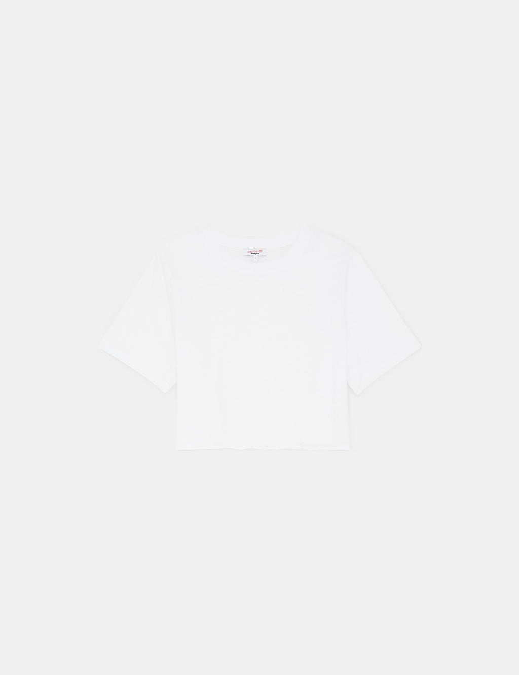 T-shirt court oversize blanc