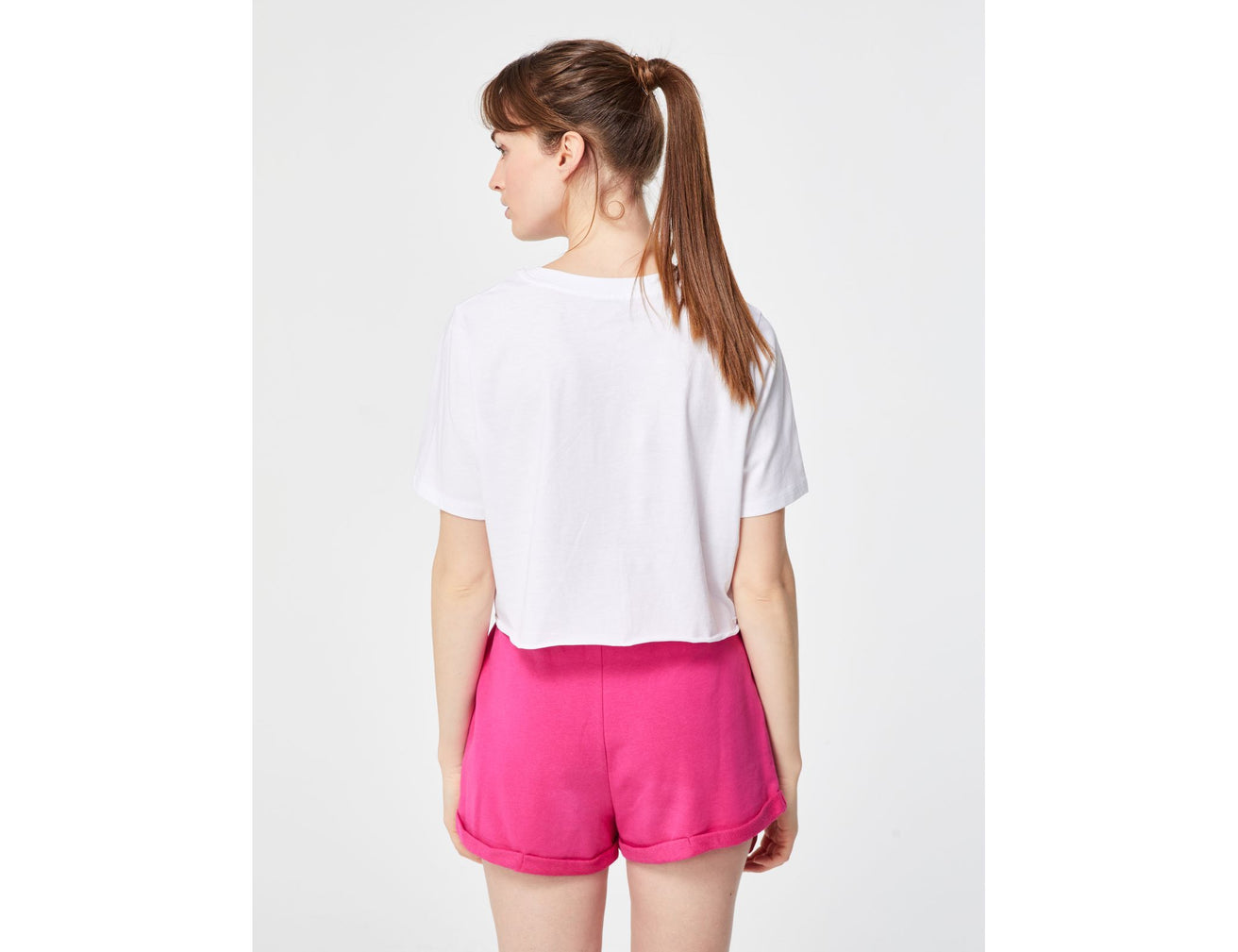 T-shirt court oversize blanc - Image 5
