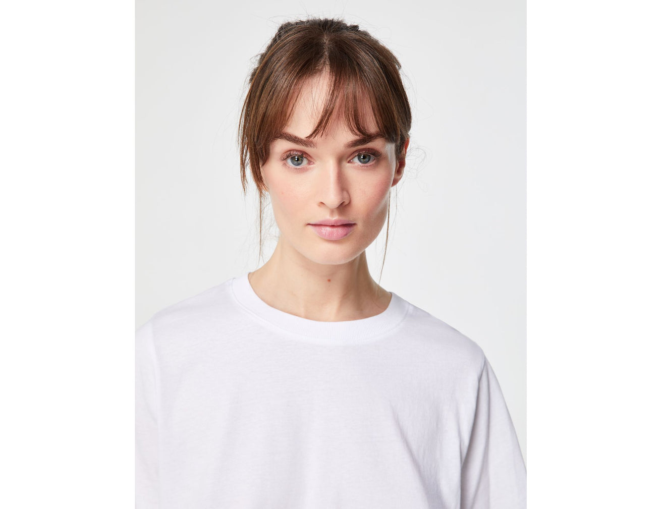 T-shirt court oversize blanc - Image 4