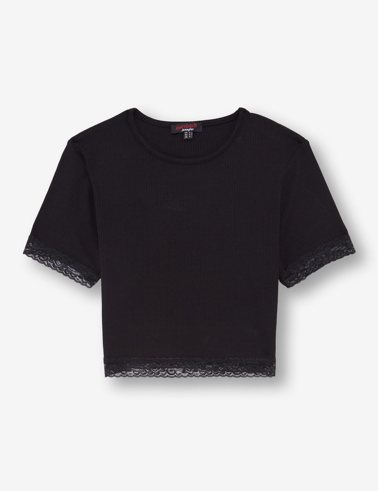 Tee-shirt avec dentelle - Image 2