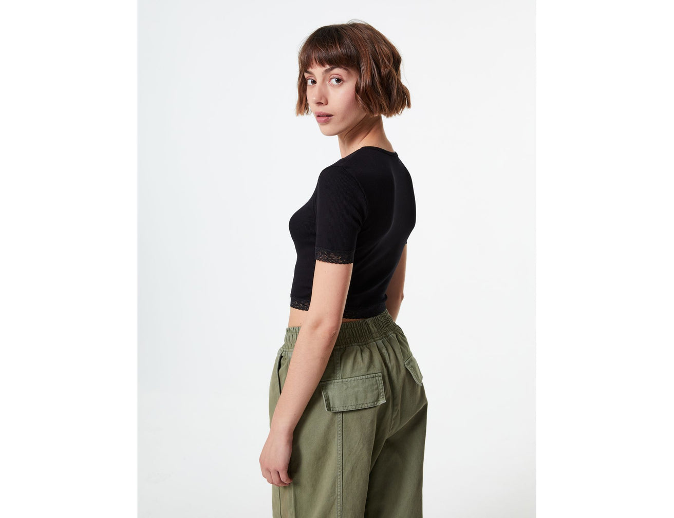 Tee-shirt avec dentelle - Image 5