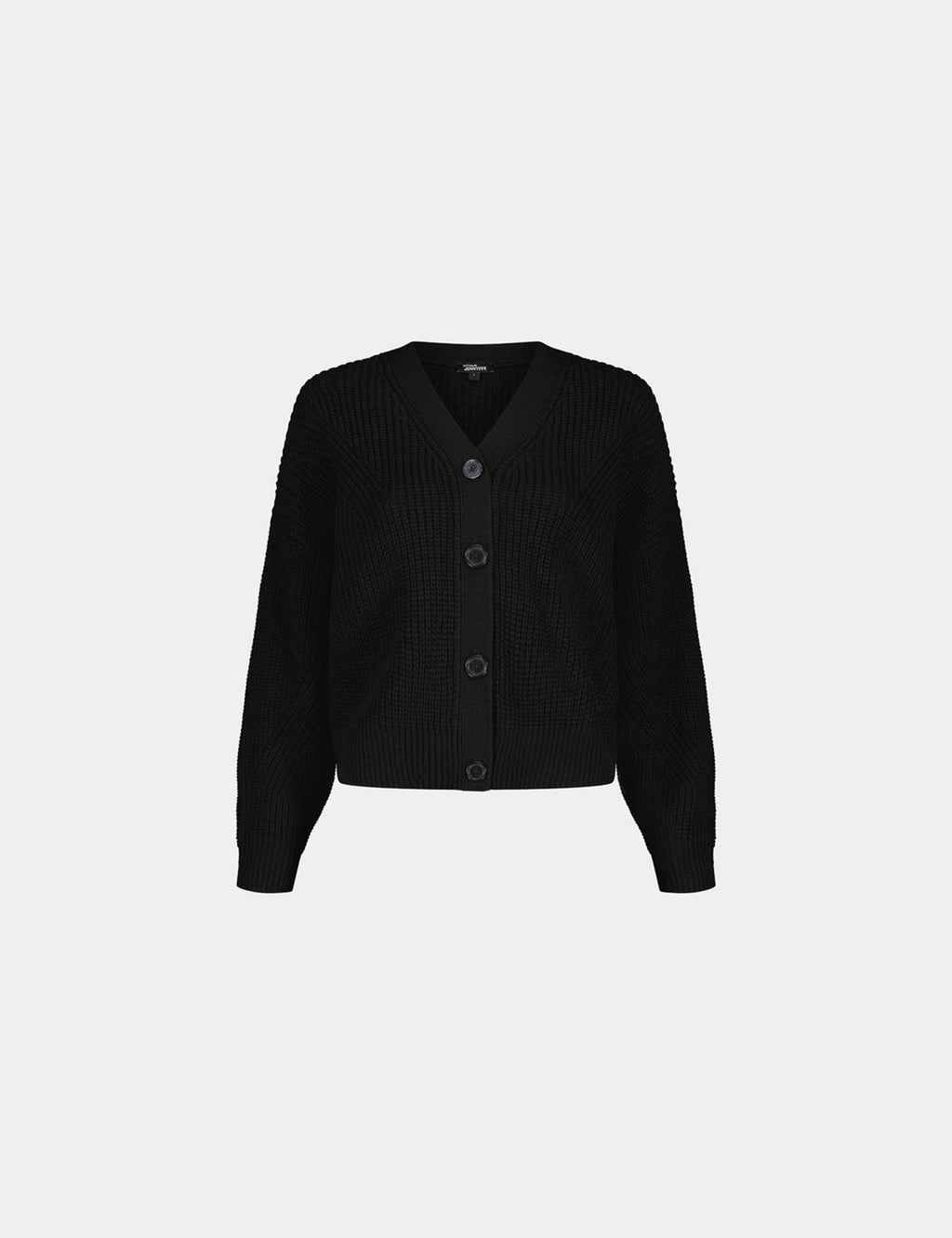 Gilet en maille tressée noir