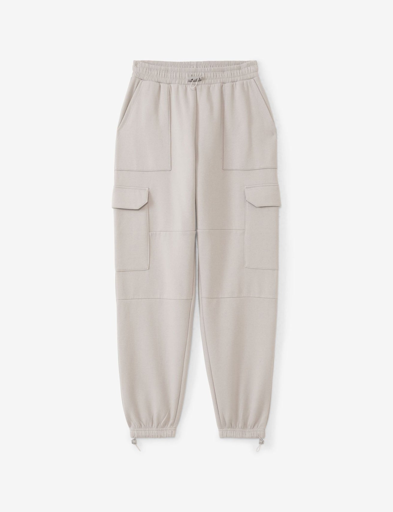 Jogging cargo gris clair - Image 1