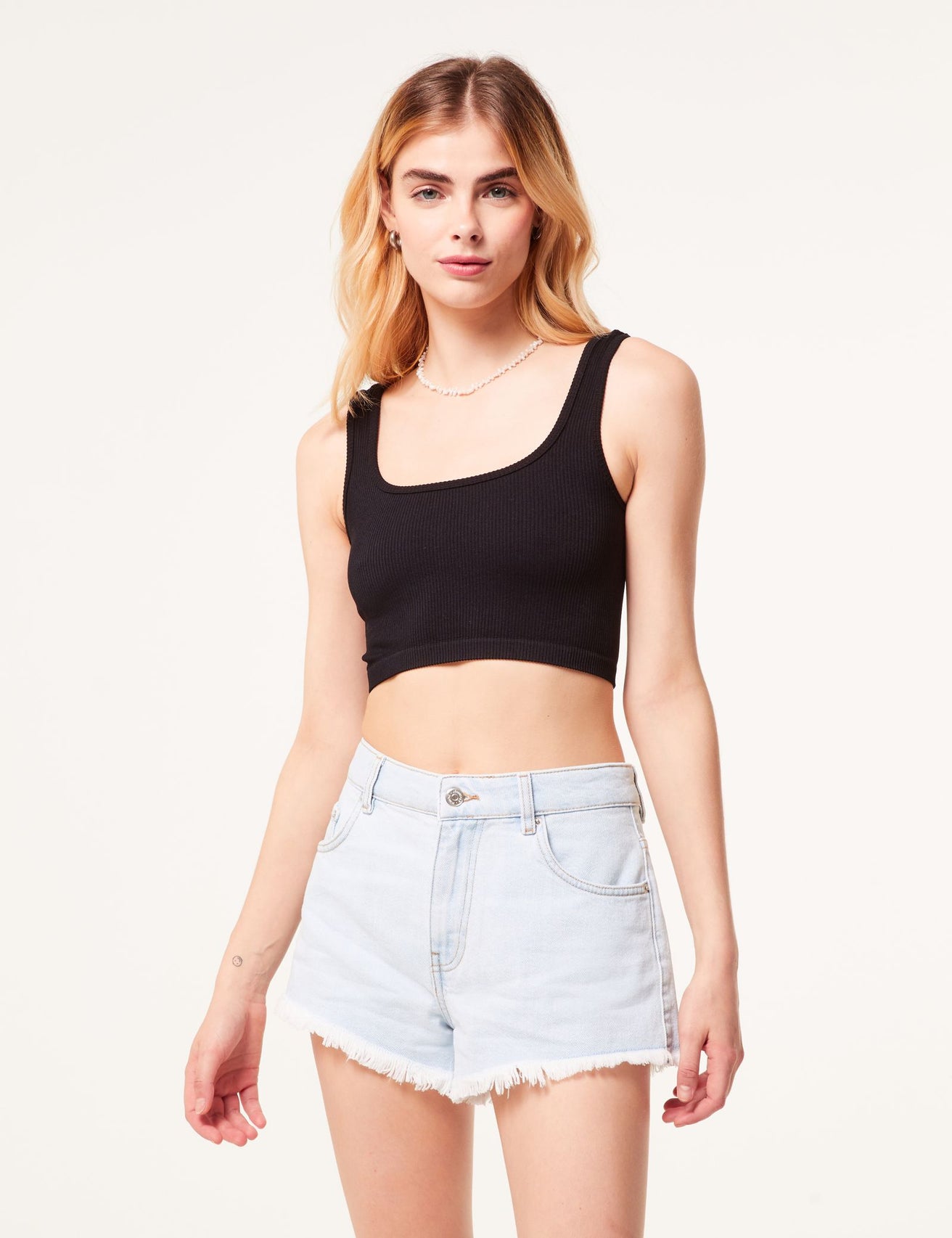 Brassière seamless noire - Image 1