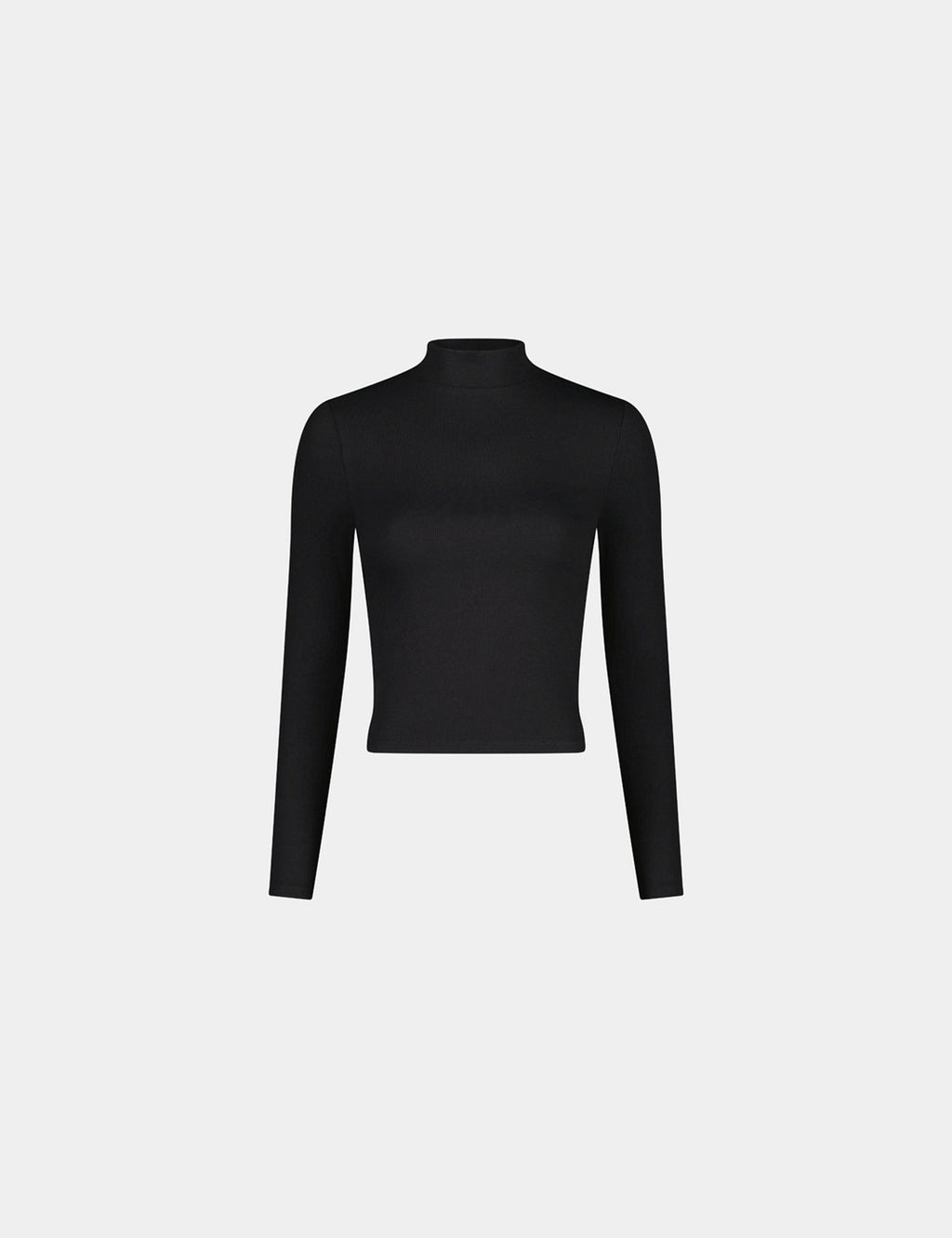 Pull col montant noir