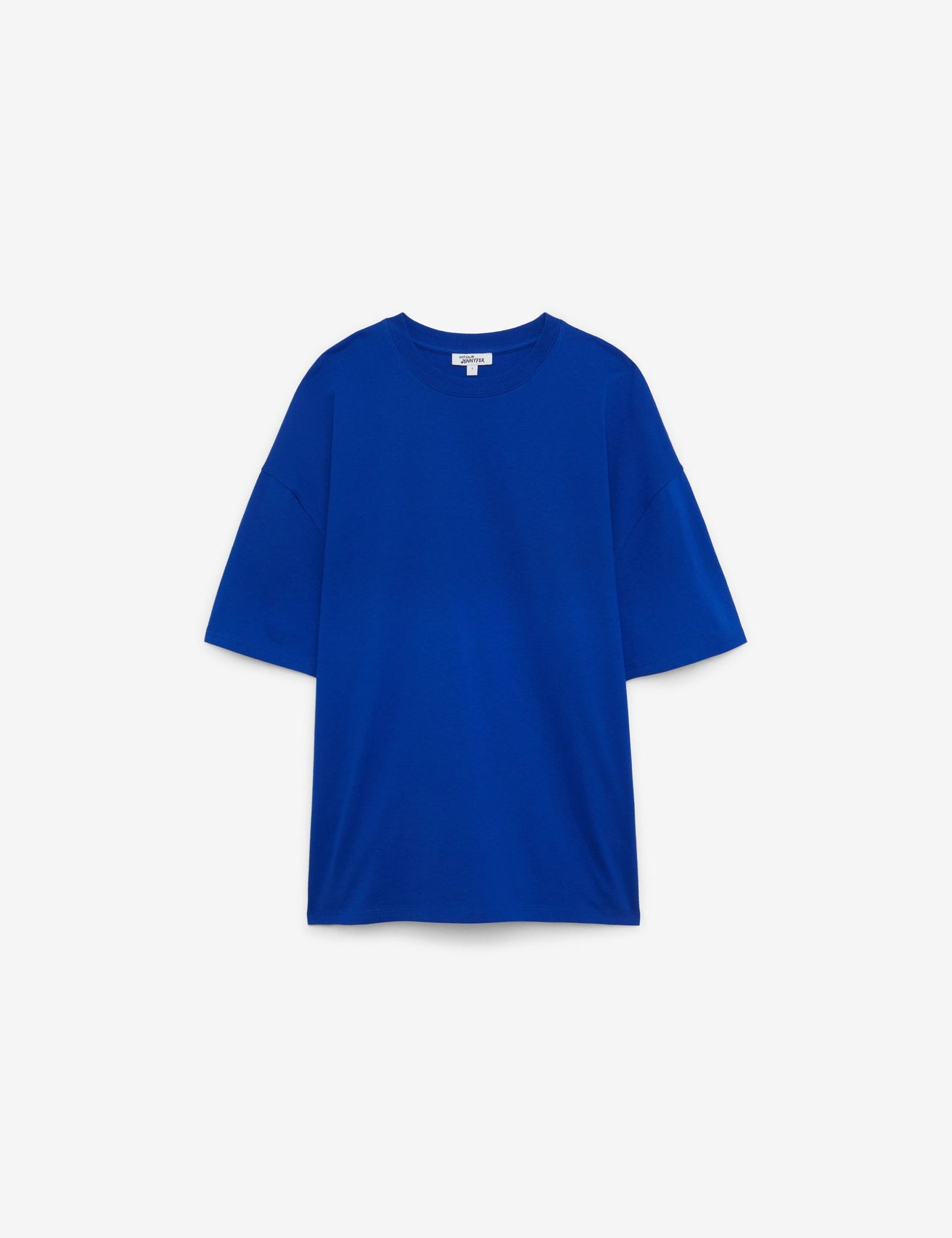 T-shirt basic oversize bleu indigo - Image 1