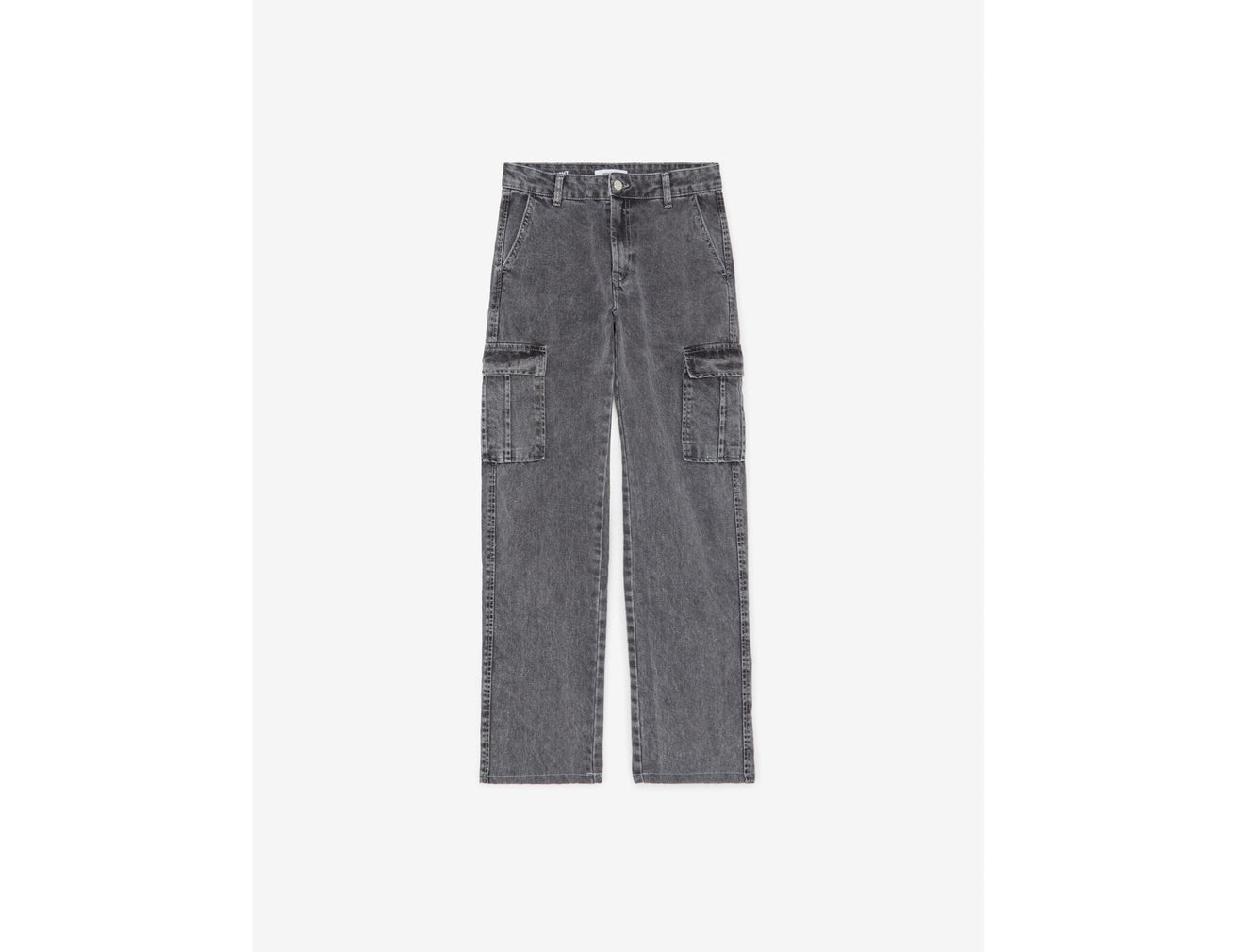 Jean straight gris moyen - Image 6