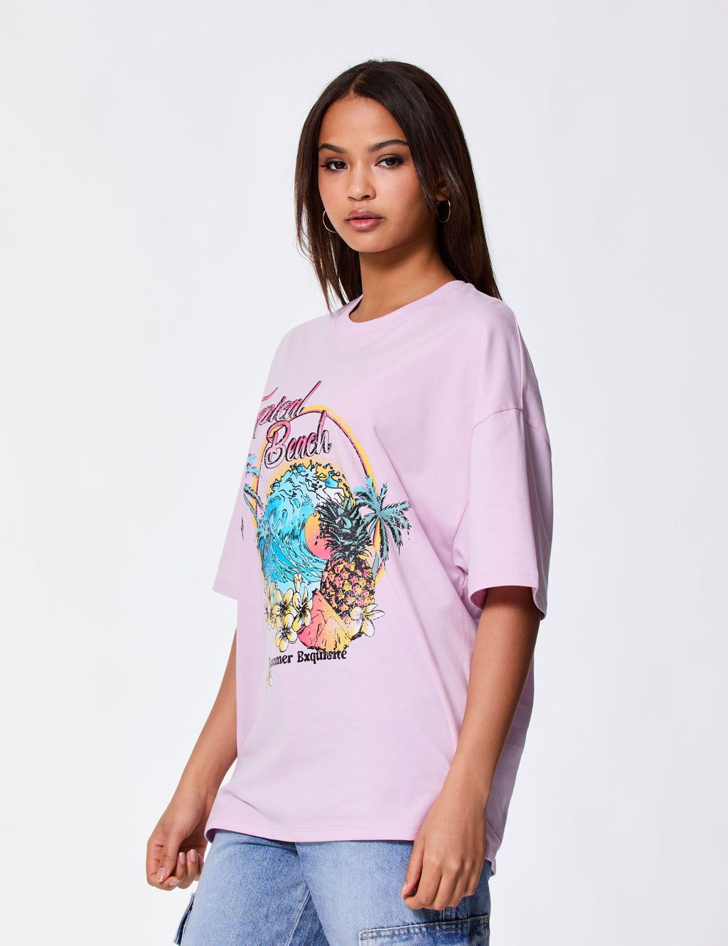 T-shirt oversize imprimé malabar