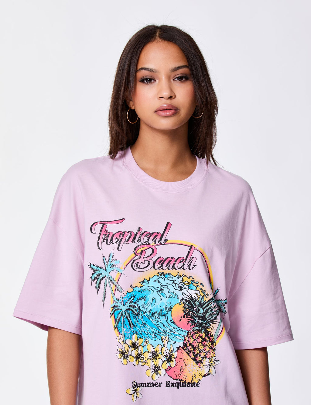 T-shirt oversize imprimé malabar