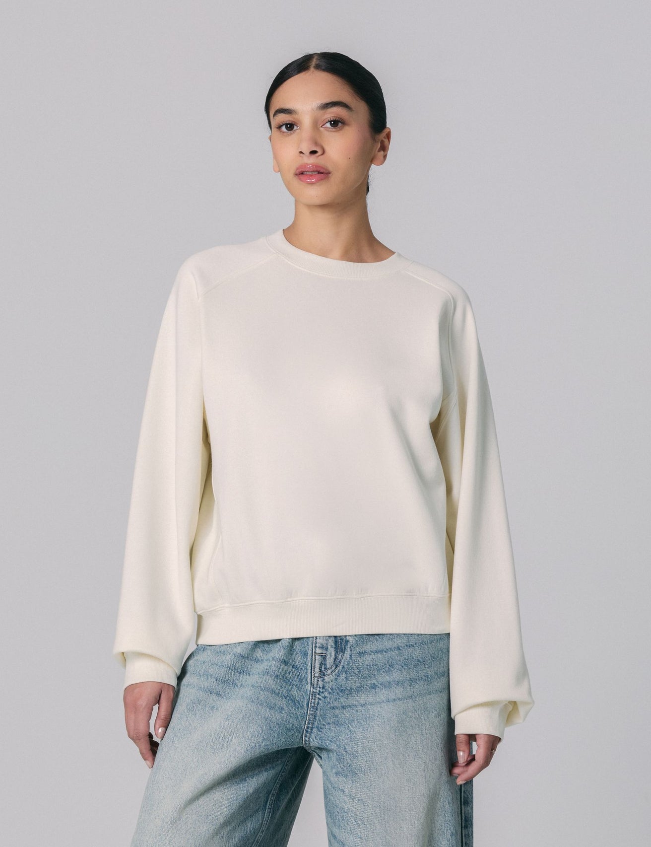 Sweat oversize sable - Image 1
