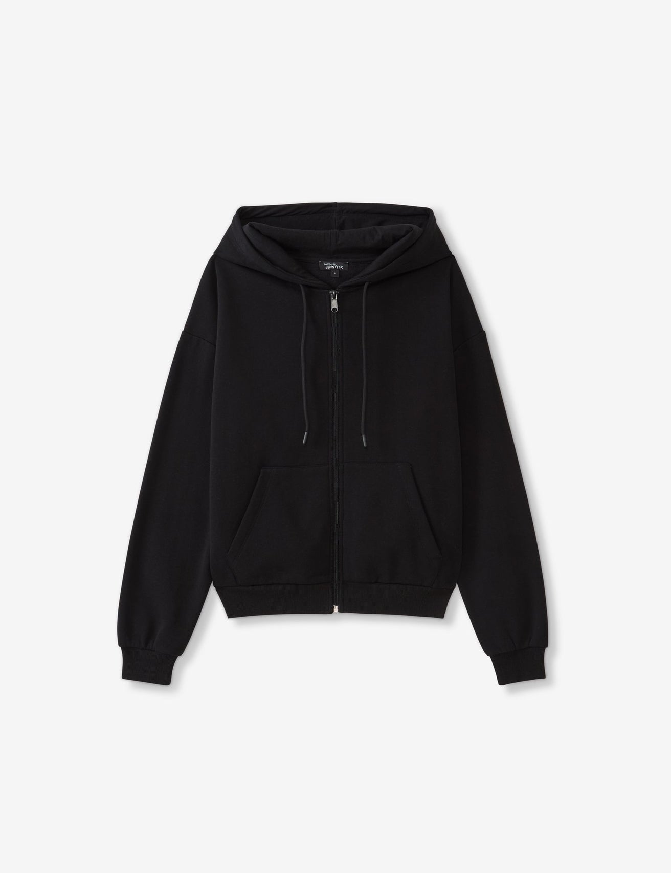 Sweat à capuche zippé noir - Image 3
