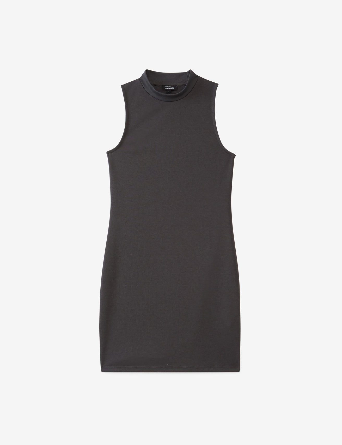 Robe courte grise foncée - Image 1
