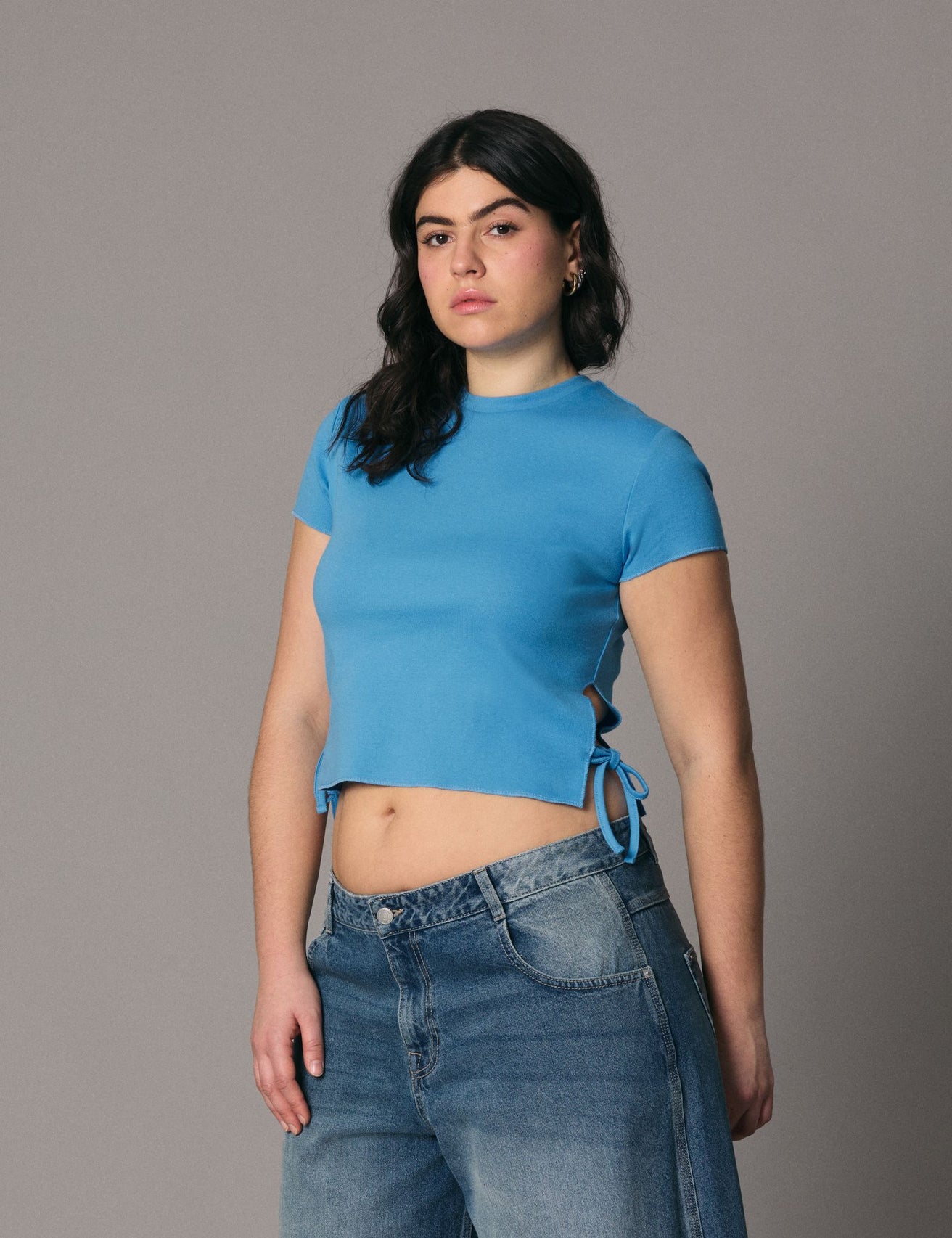 T-shirt  bleu azur - Image 1