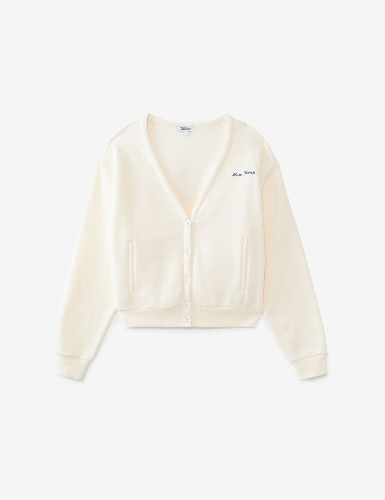Cardigan New York blanc cassé - Image 4