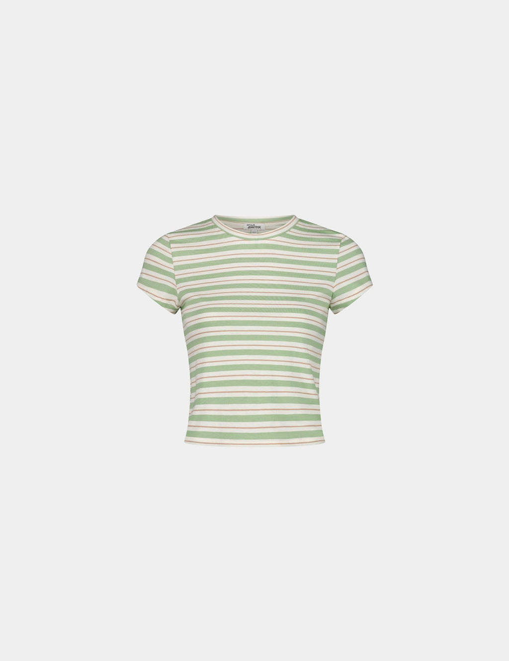 Ensemble de pyjama à rayures vert et écru