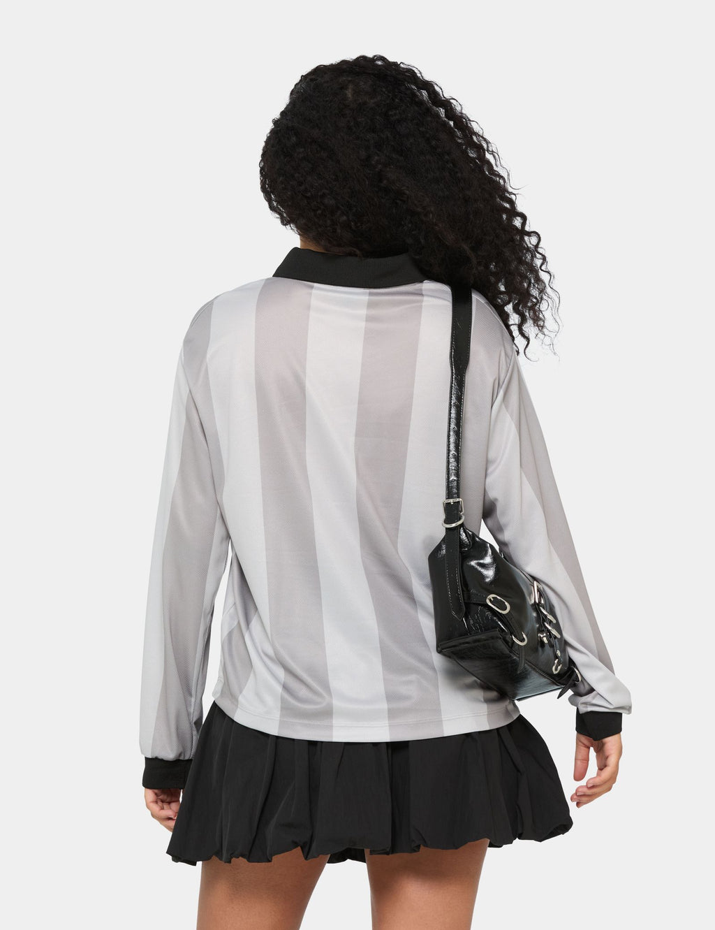 T-shirt de foot à manches longues gris clair