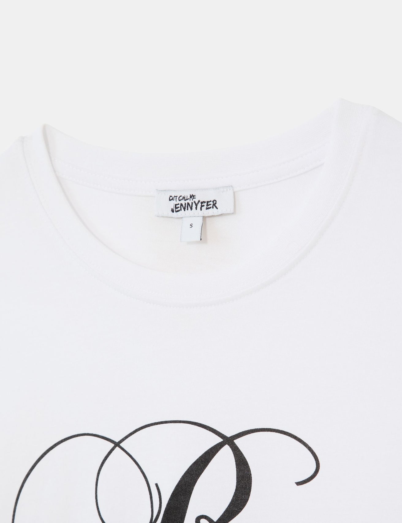 T-shirt blanc à message - Image 3