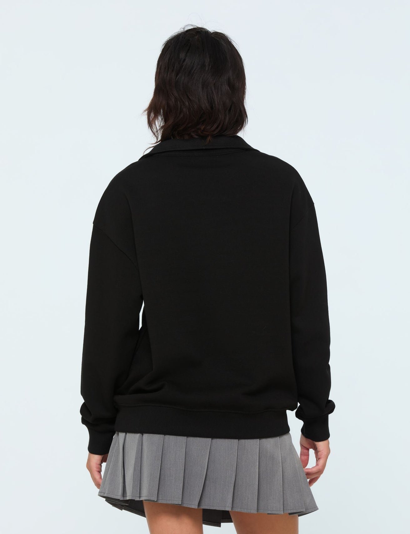 Sweat "Pacific" à zip noir - Image 2