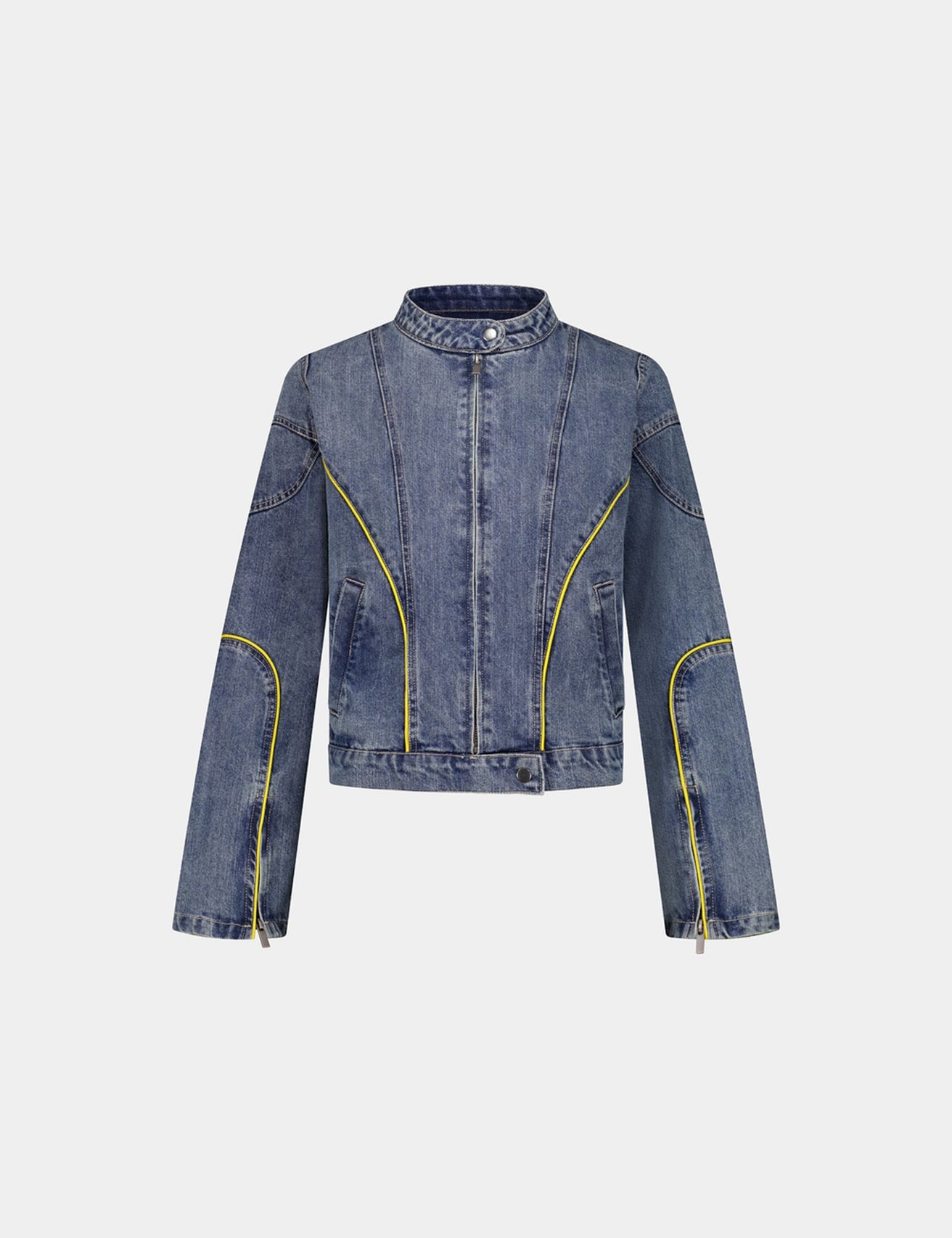 Veste en jean bleu - Image 2