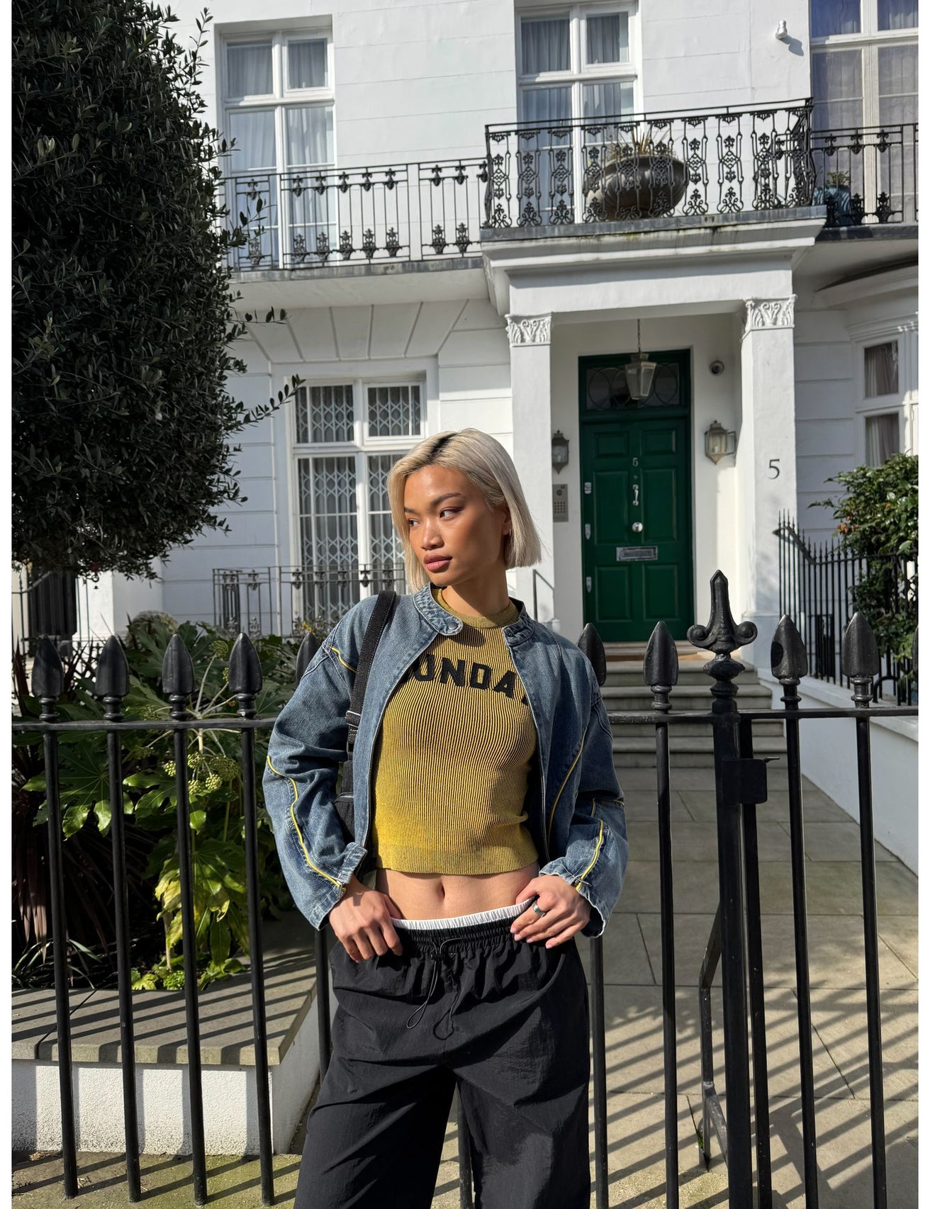 Veste en jean bleu - Image 1
