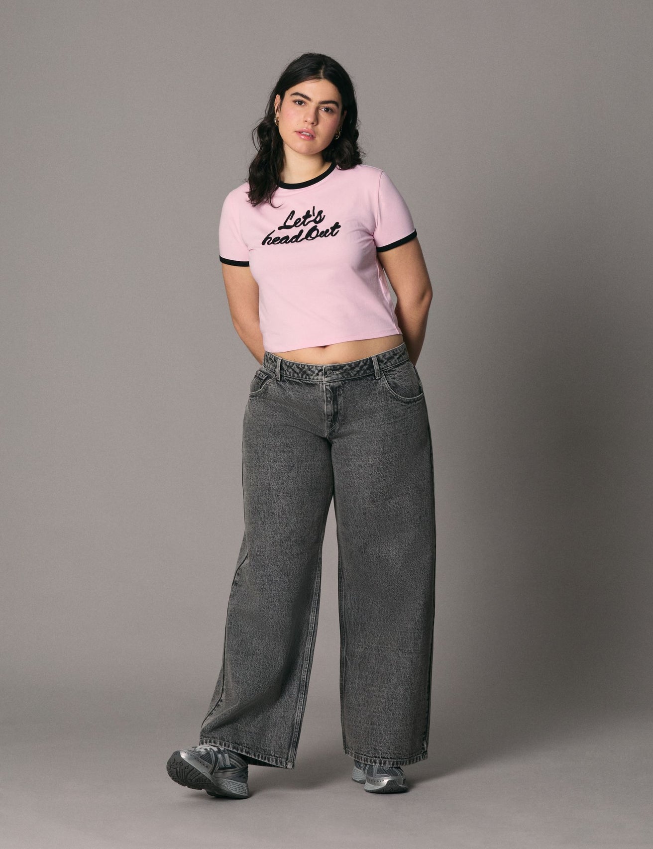 T-shirt à message rose - Image 3