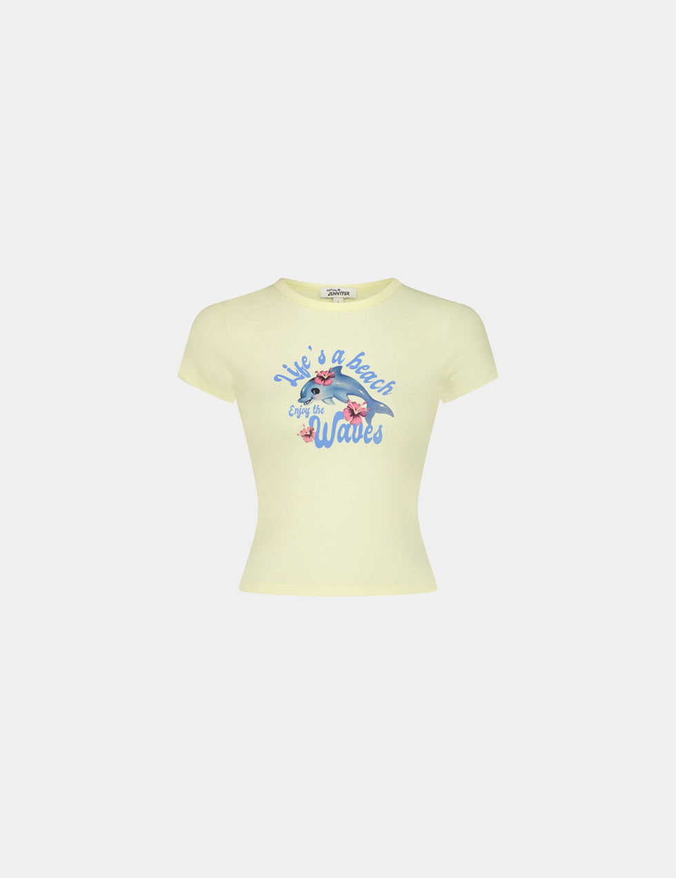 T-shirt à message vanille