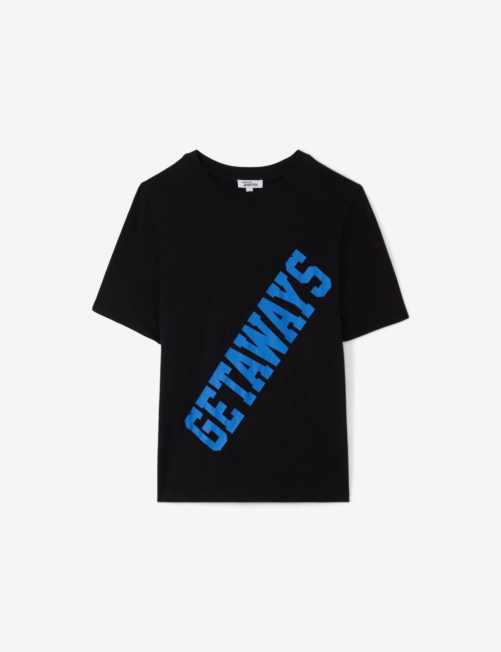 T-shirt noir à message