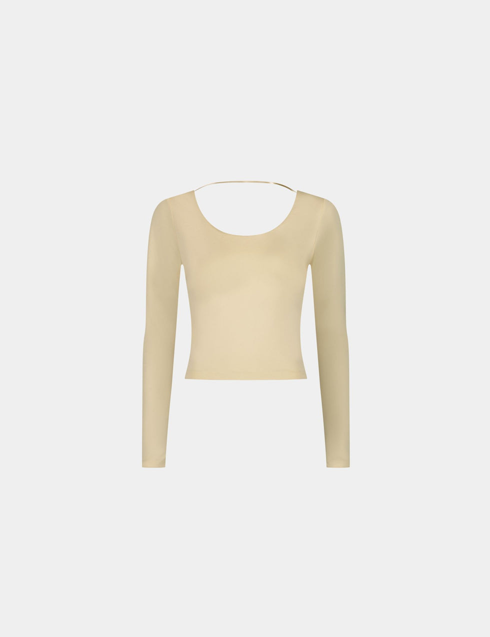T-shirt satiné beige clair