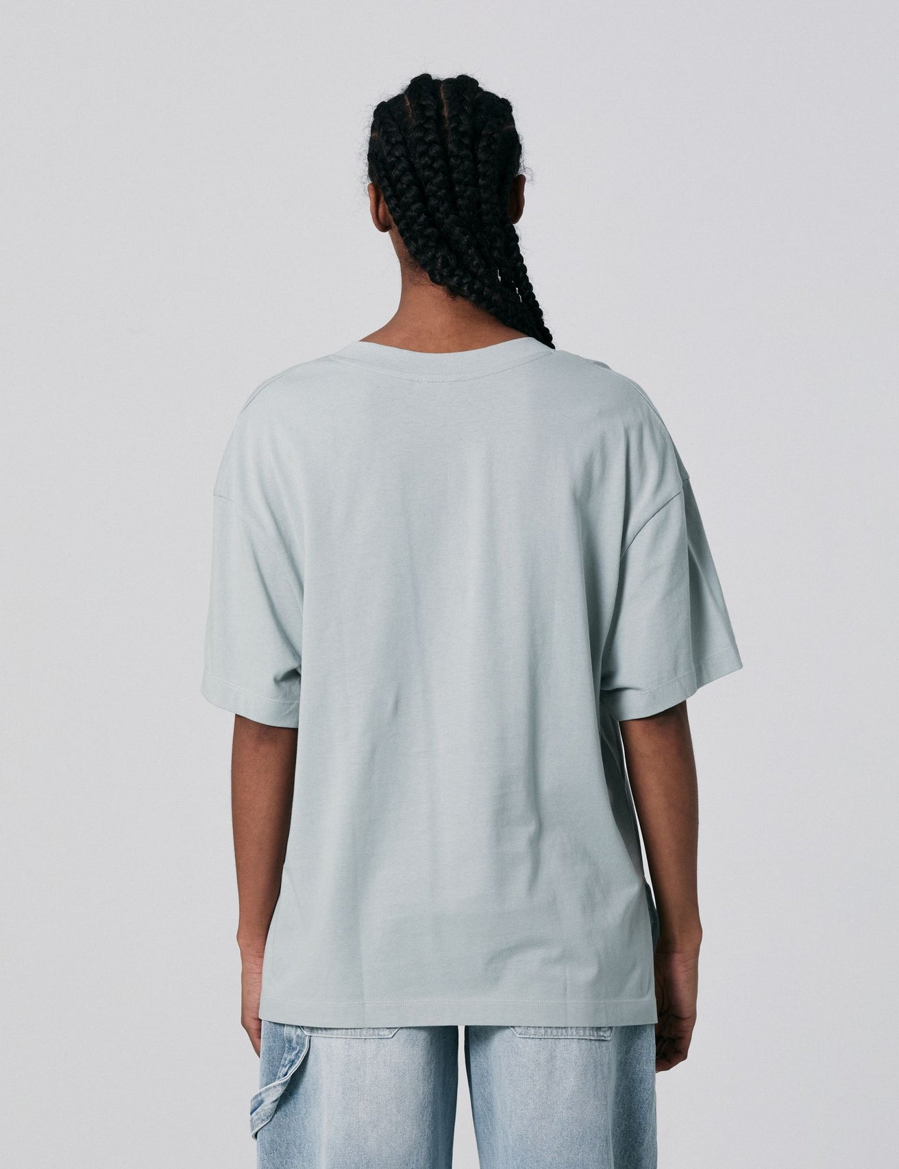T-shirt à manches courtes oversize vert clair - Image 2