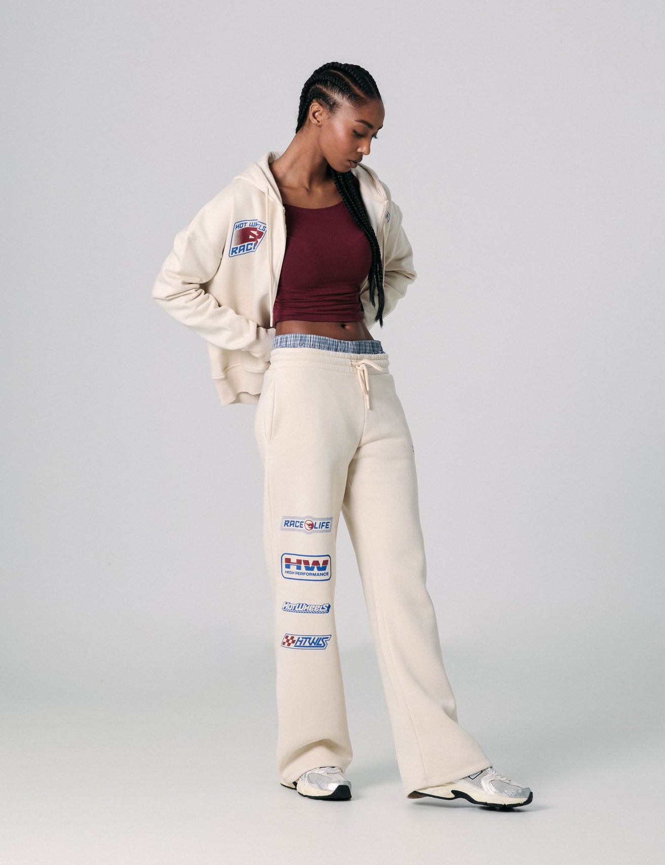 Jogging Hot Wheels x Jennyfer crème - Image 3
