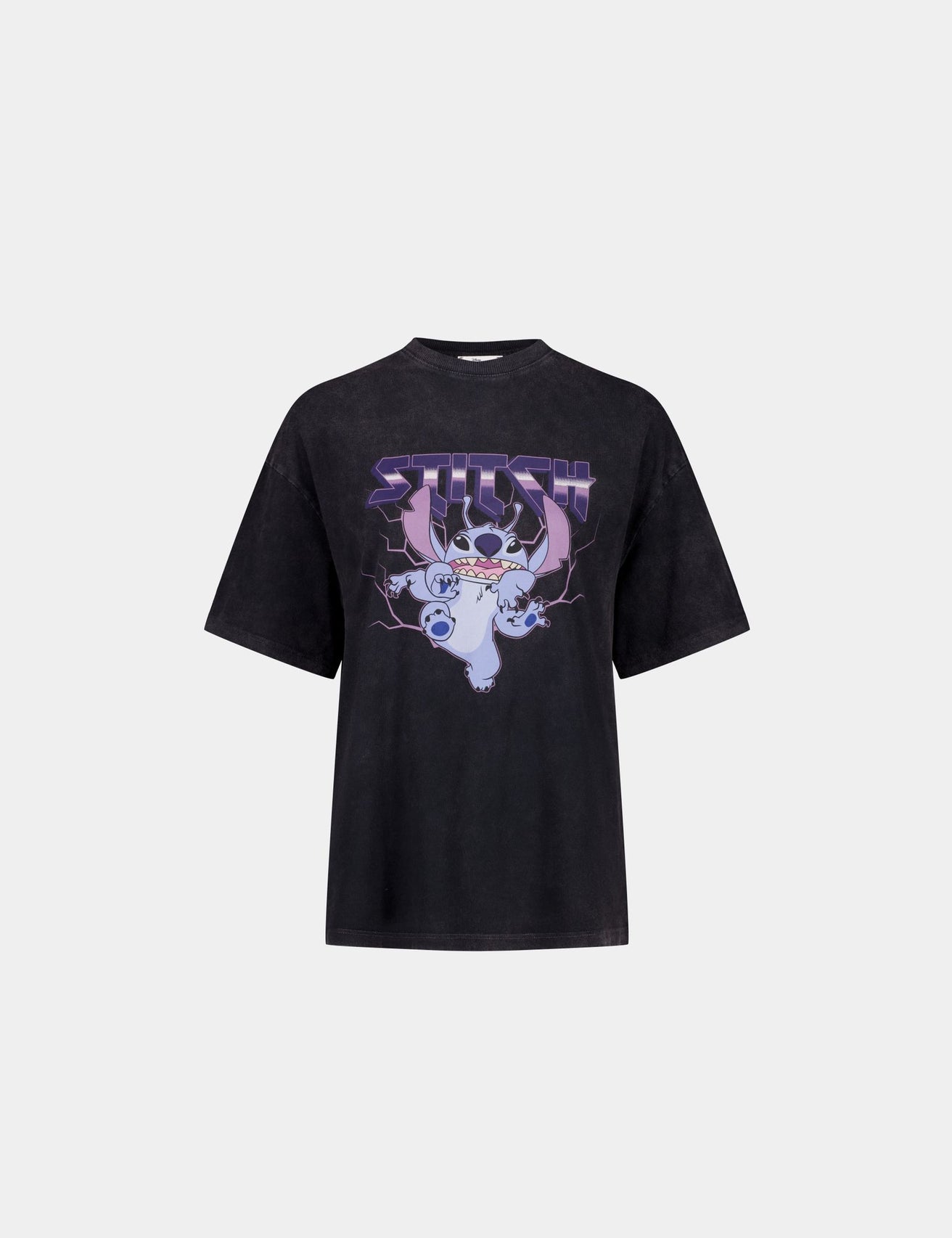 T-shirt oversize Stitch x Jennyfer noir - Image 5