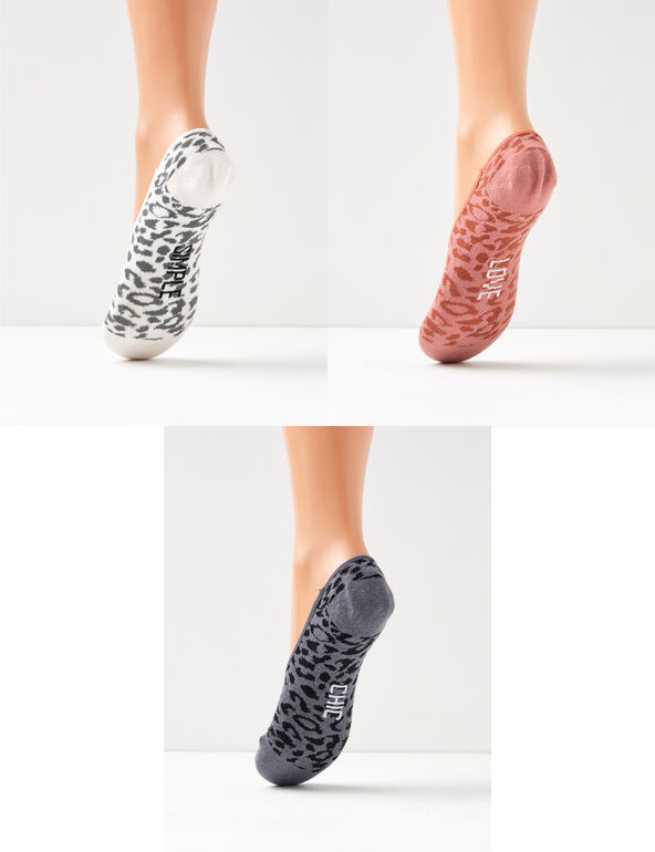 Leopard print socks teen