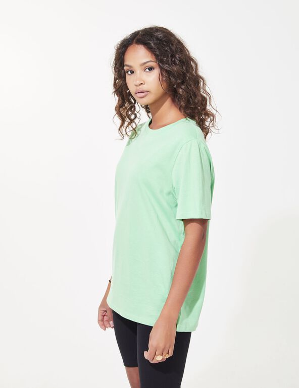 Tee-shirt oversize vert
