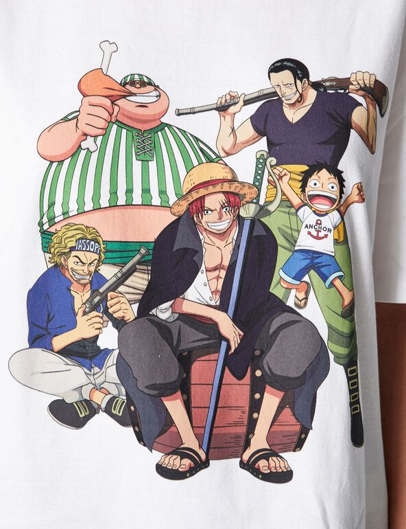 Tee-shirt blanc One Piece