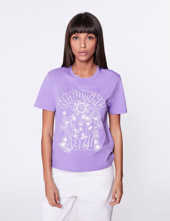 Tee-shirt blooming soul violet ado