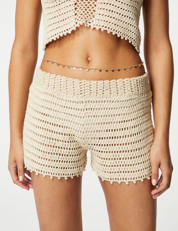Crochet shorts girl