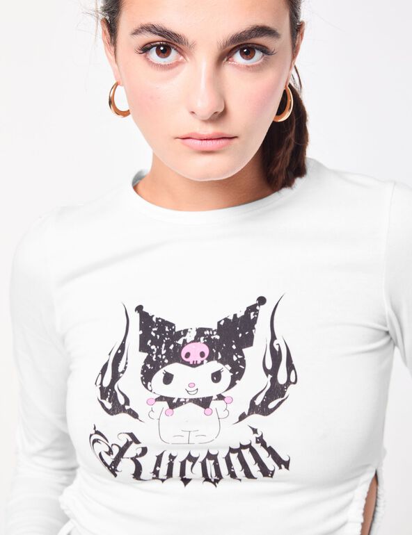 T-shirt Hello Kitty blanc teen