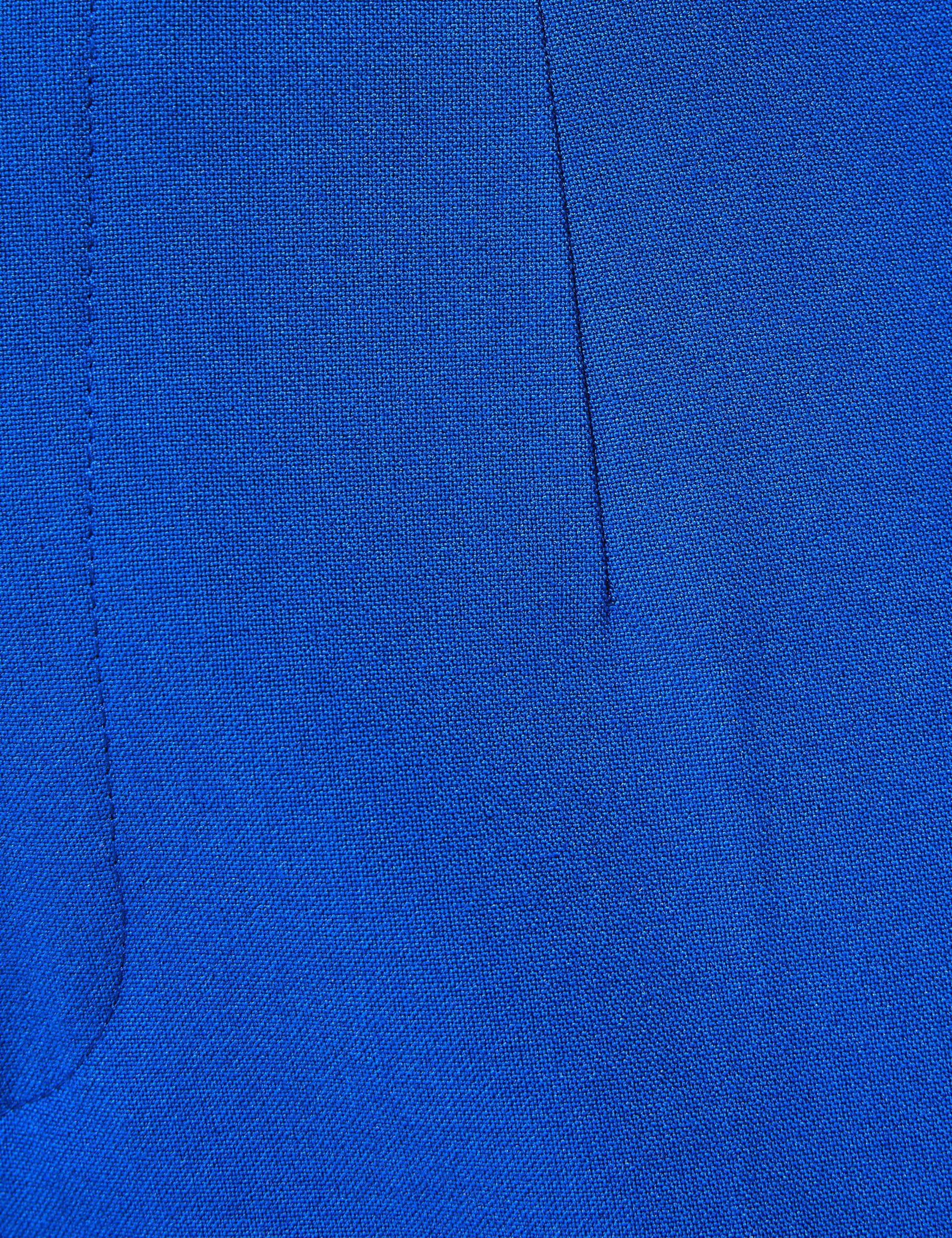 Pantalon tailleur bleu indigo