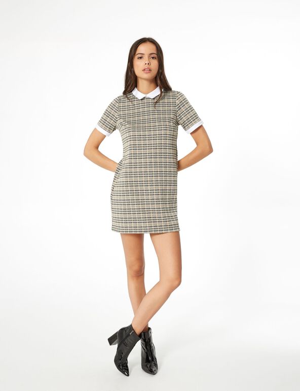 Dress with white trim detail  teen