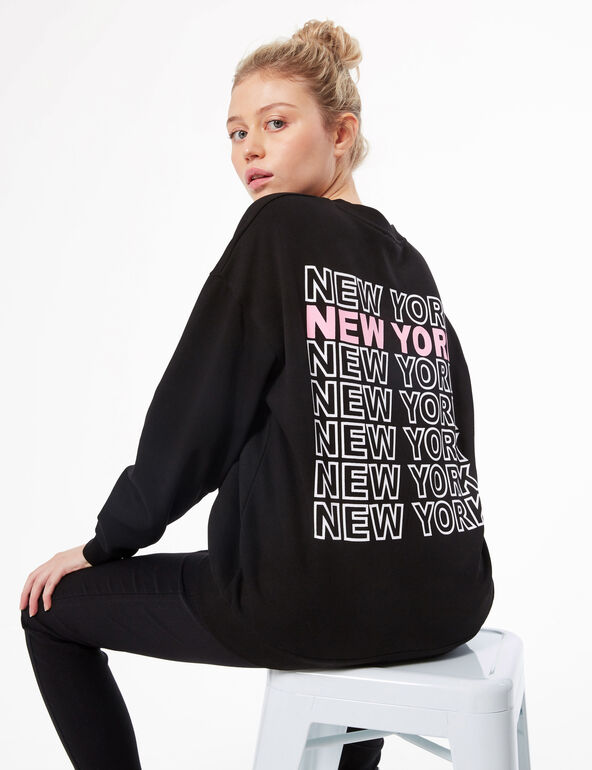 'New York' sweatshirt teen