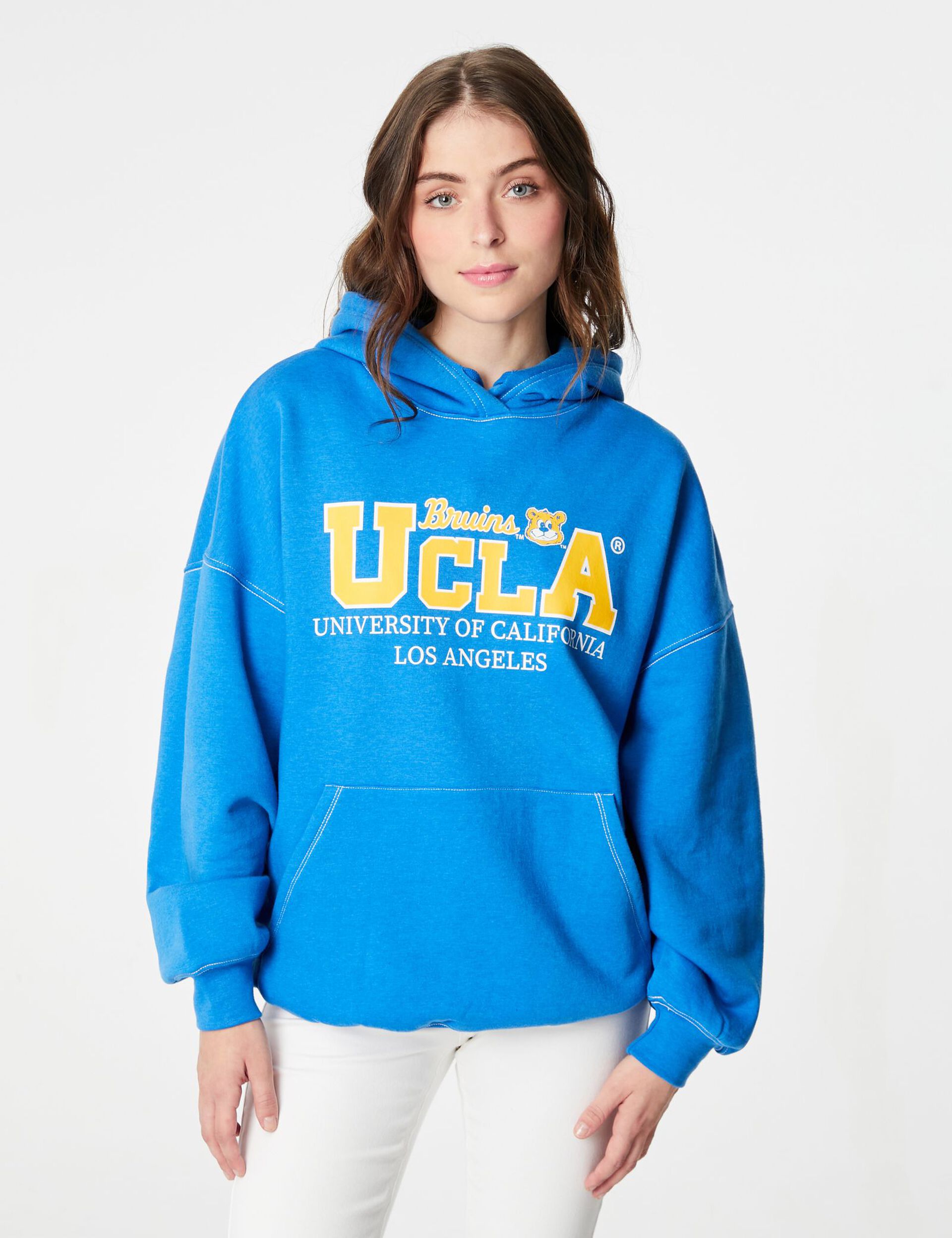 Sweat UCLA bleu à capuche