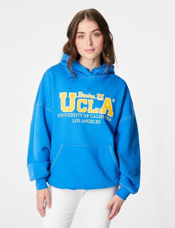 Sweat UCLA bleu à capuche woman