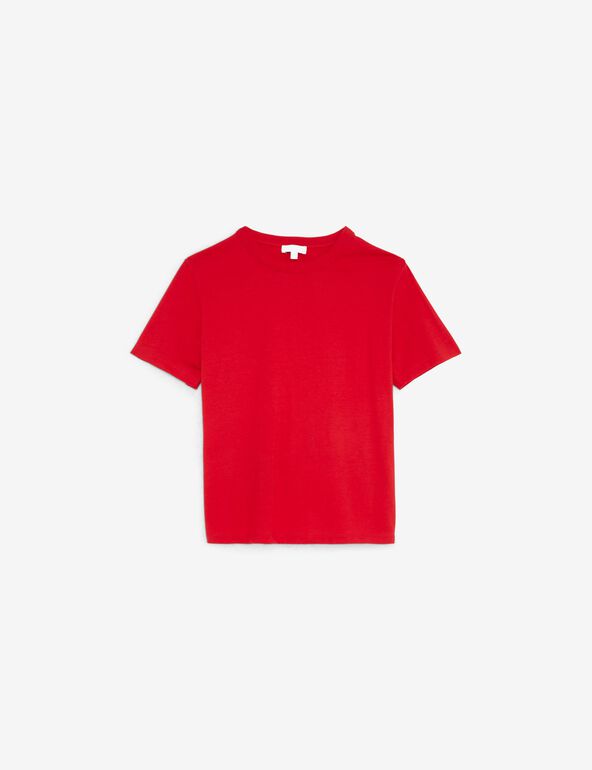 Tee-shirt basic rouge teen