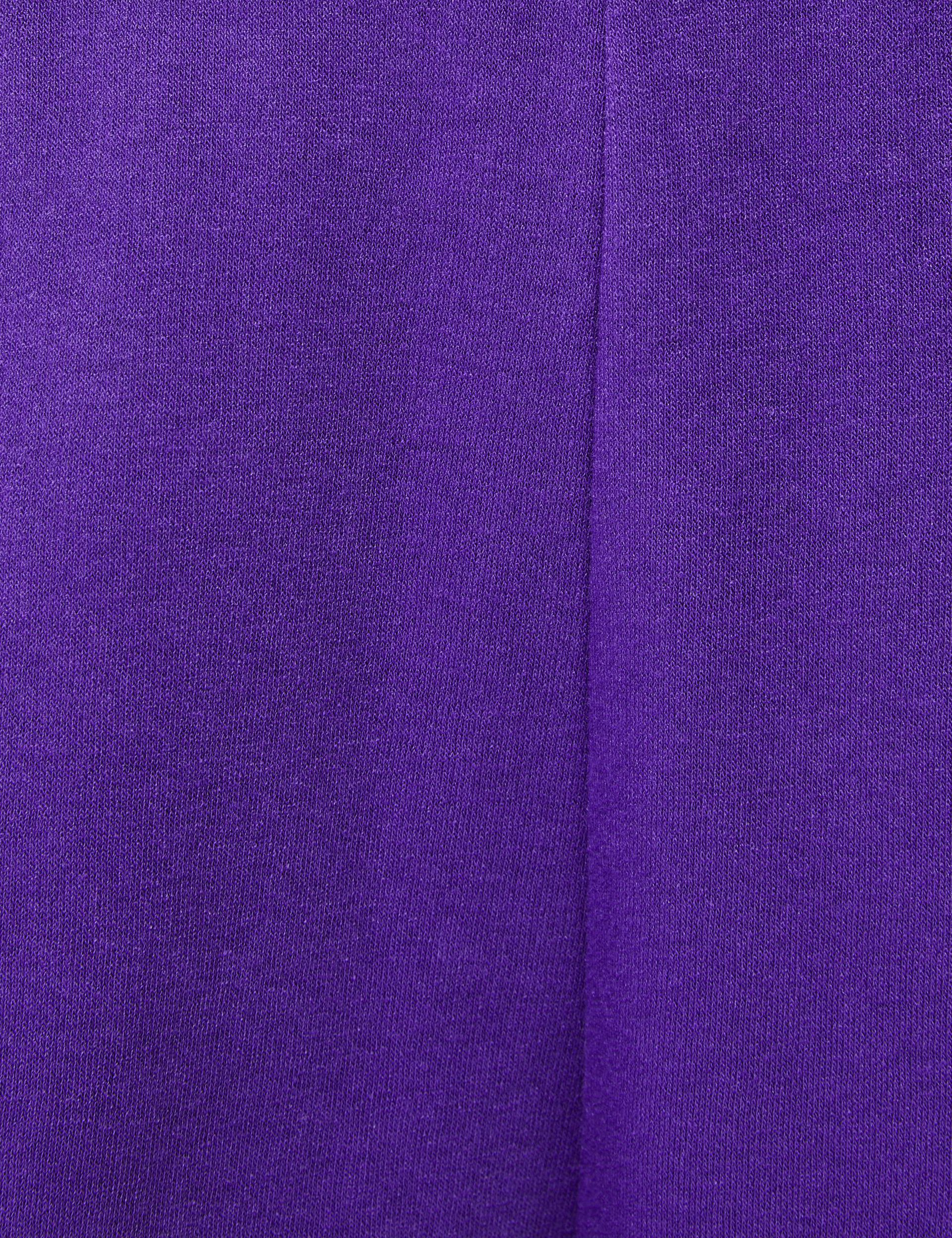Jogging coutures apparentes violet foncé