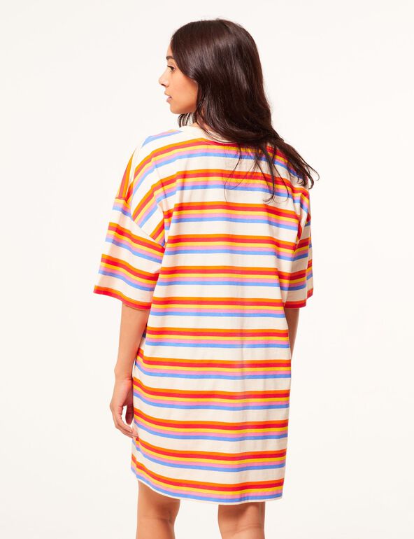 Tee-shirt long pyjama Stranger Things multicolore fille