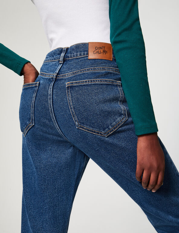Slim-fit mum jeans woman