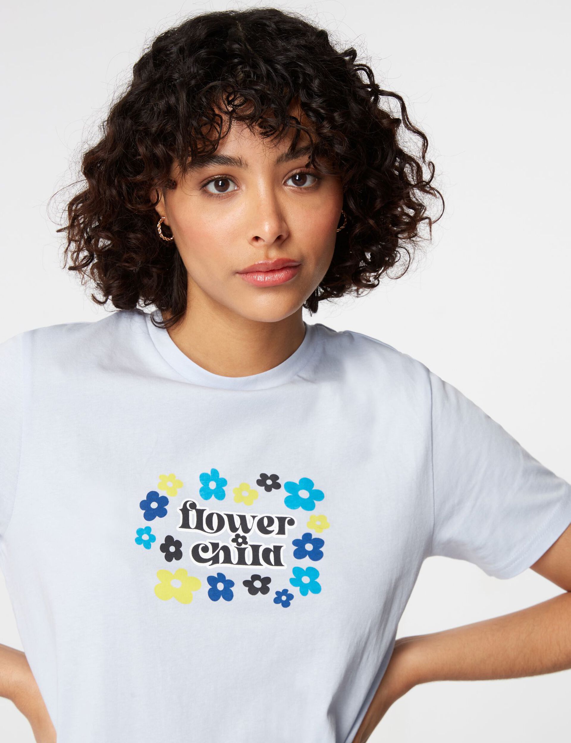 Tee-shirt flower child